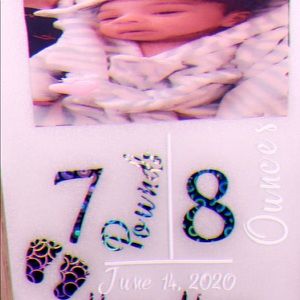 Custom Baby Announcement